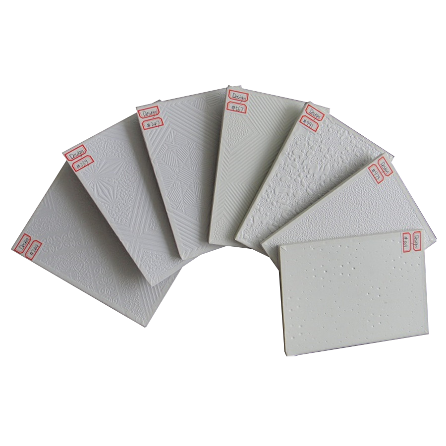 PVC Gypsum Ceiling Tiles