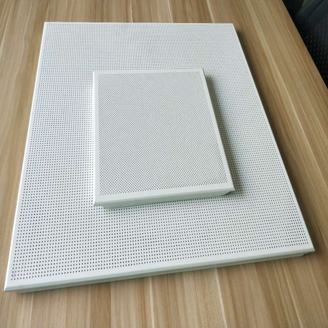 Holes Design Sound Proof Aluminum Metal Ceiling TIles Suspended Ceiling For Project