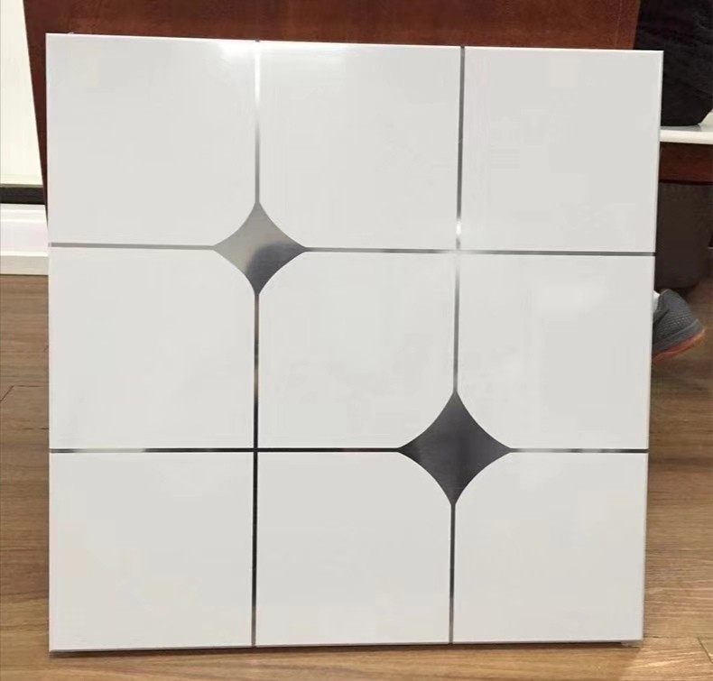 Europe Popular Acoustic Lay In Aluminum Square Metal Ceiling Tiles