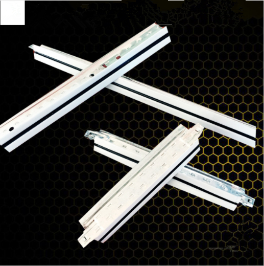 贴面石膏板吊顶配件烤漆龙骨 3600mm贯通龙骨