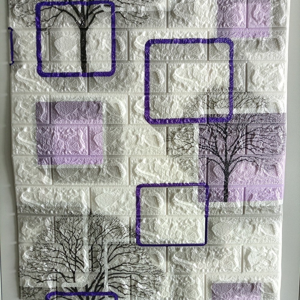 3d立体墙贴卧室温馨壁纸背景墙泡沫砖纹装饰防潮贴纸