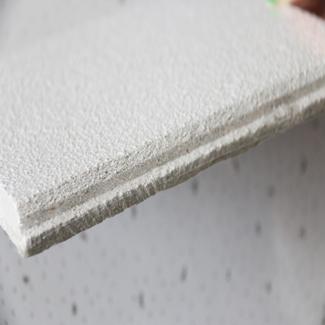 595mm Tegular Edge Mineral Fiber Ceiling Tiles Acoustic Fire-proof Ceiling Boards(图8)